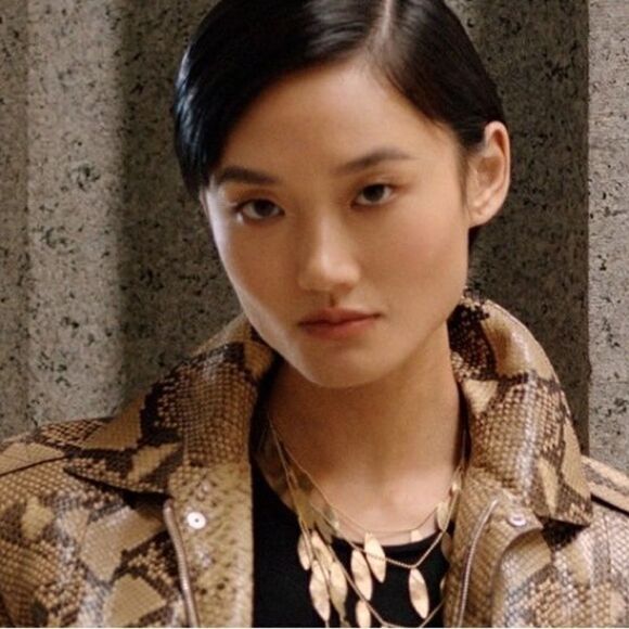 Ralph Lauren 2021 Pre-Fall Collection Lyle Python Skin Bomber Jacket - Picture 16 of 17